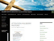 Tablet Screenshot of mulberrybaptist.us